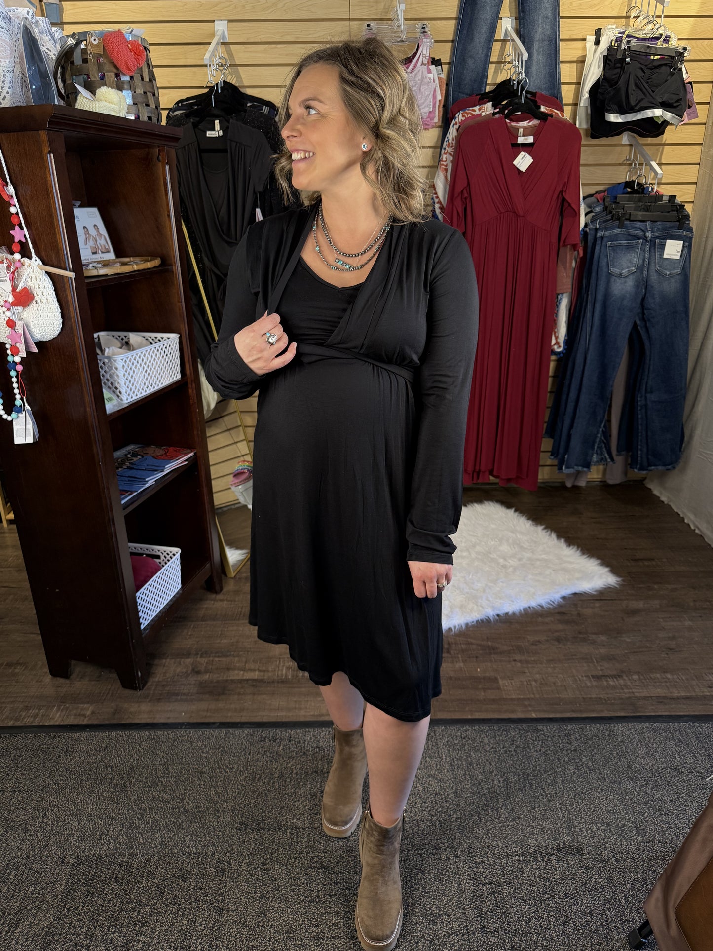 Abigail Maternity & Nursing Dress