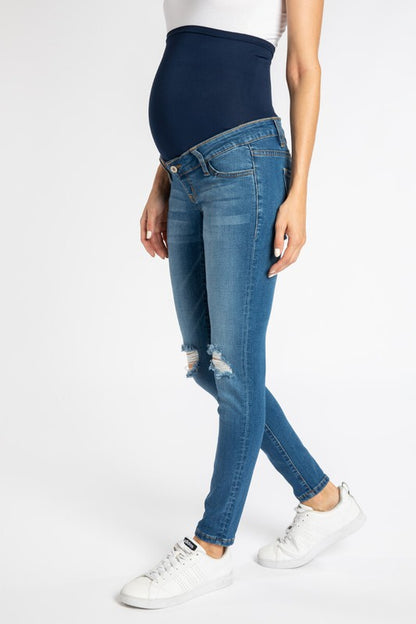 Callie Belly Panel Skinny Jeans
