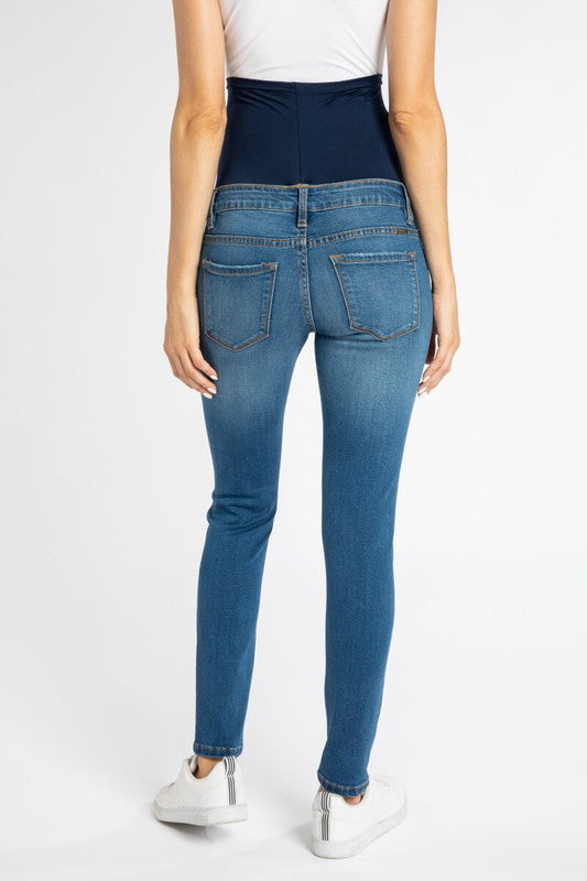 Callie Belly Panel Skinny Jeans