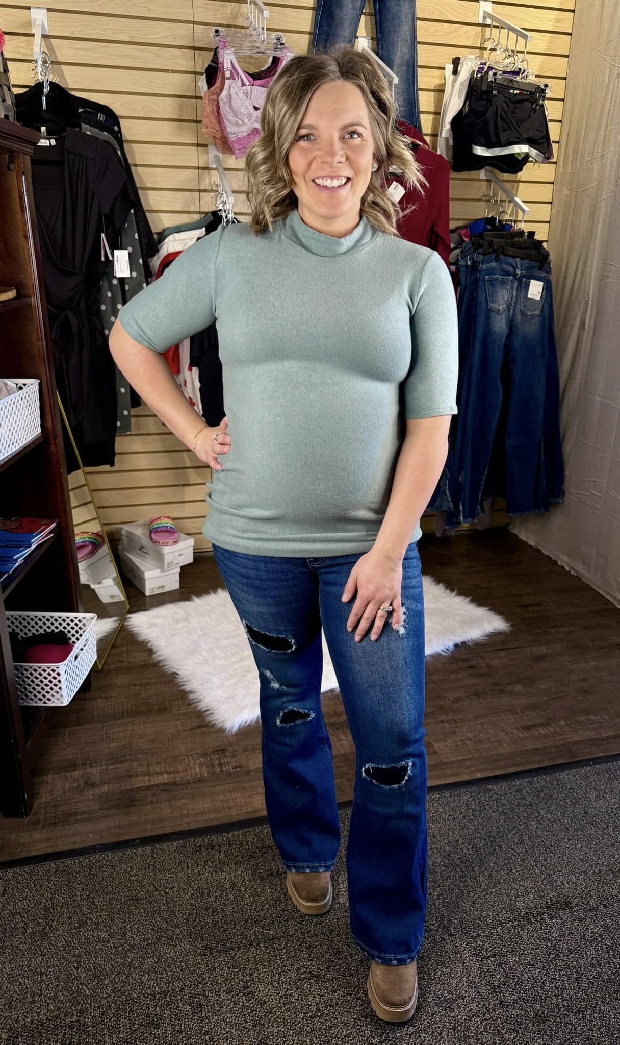 Violet Maternity Jeans